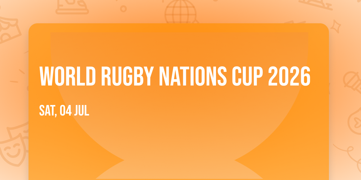 World Rugby Nations Cup 2026