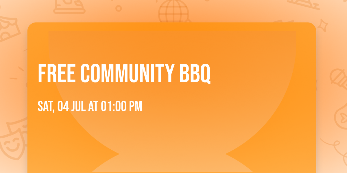 Free Community BBQ