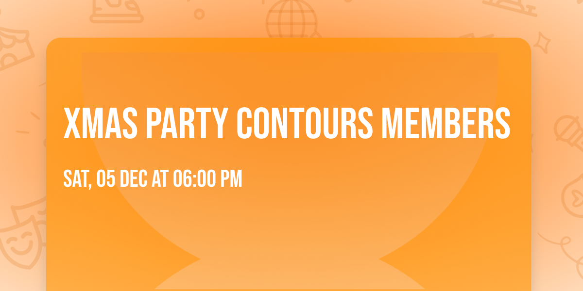 Xmas party Contours members 