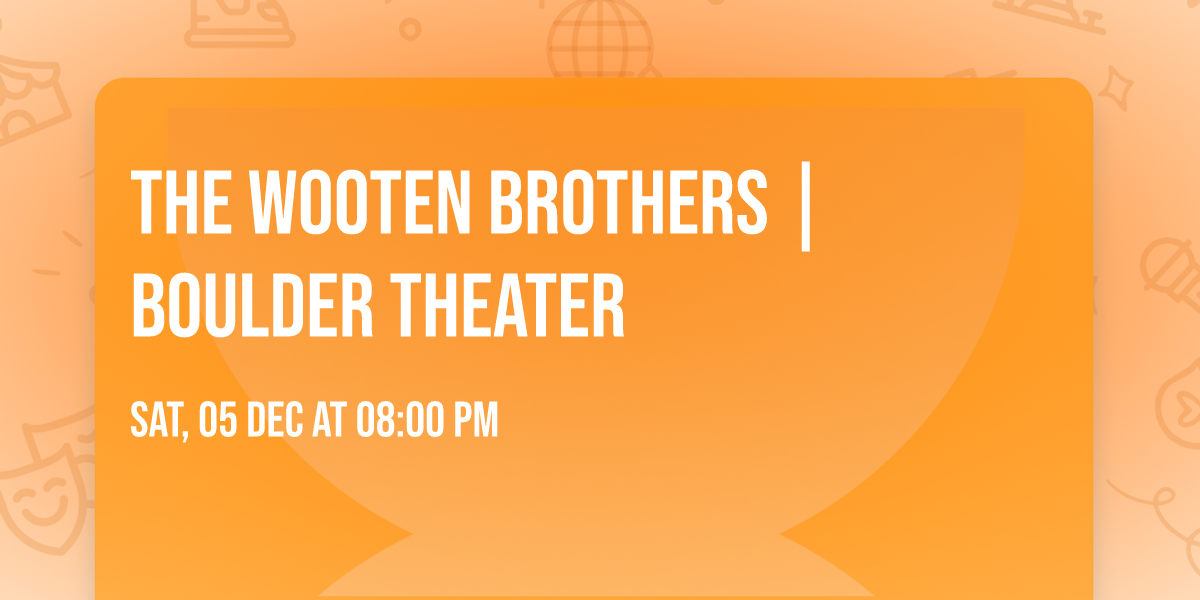 The Wooten Brothers | Boulder Theater