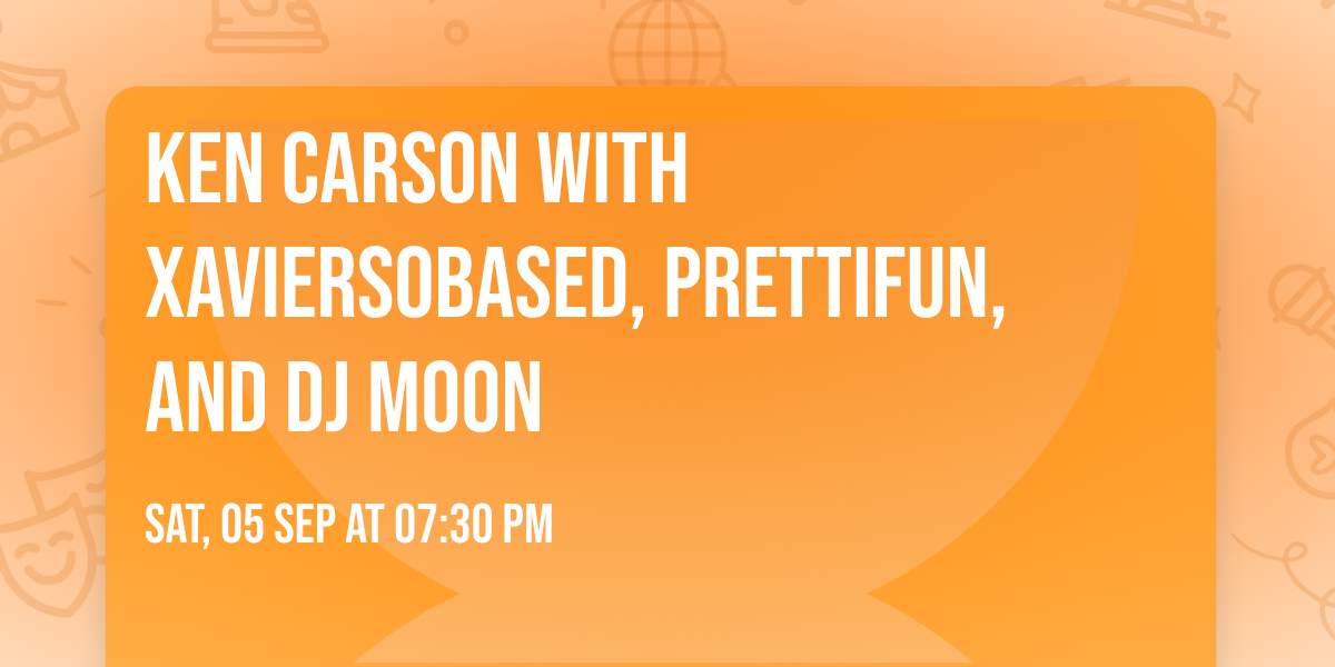 Ken Carson with Xaviersobased, Prettifun, and DJ Moon