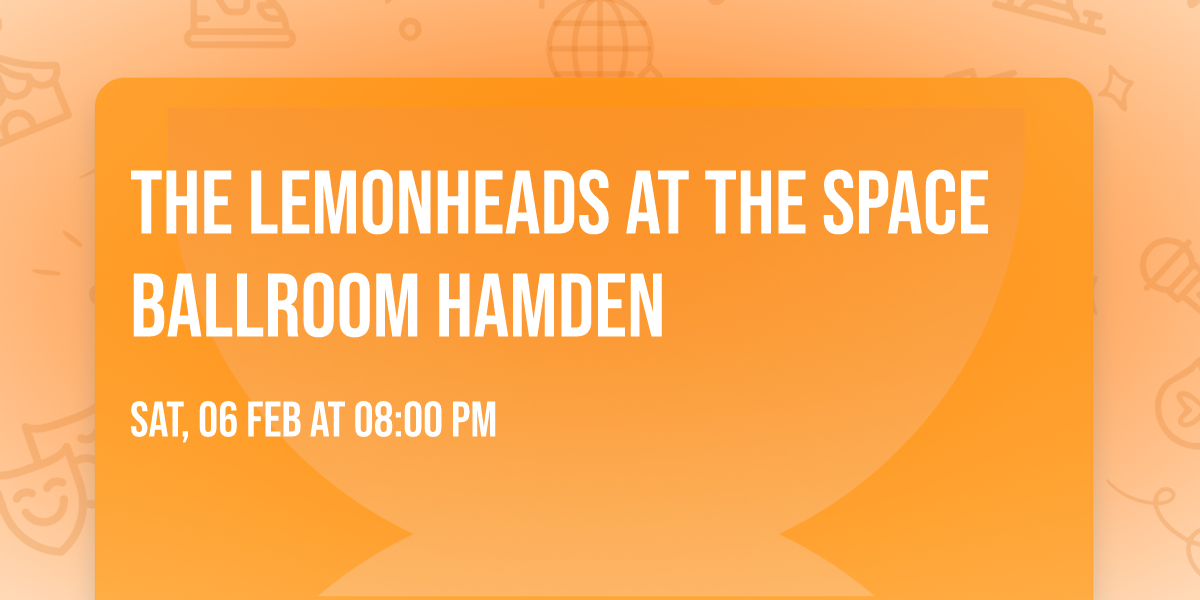 The Lemonheads at The Space Ballroom Hamden