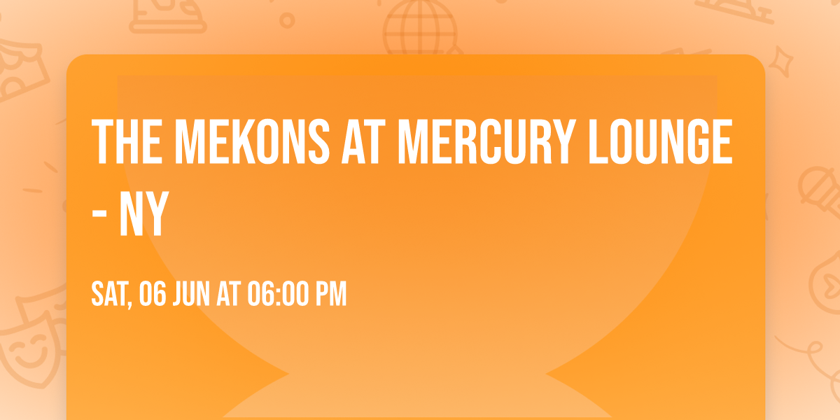 The Mekons at Mercury Lounge - NY