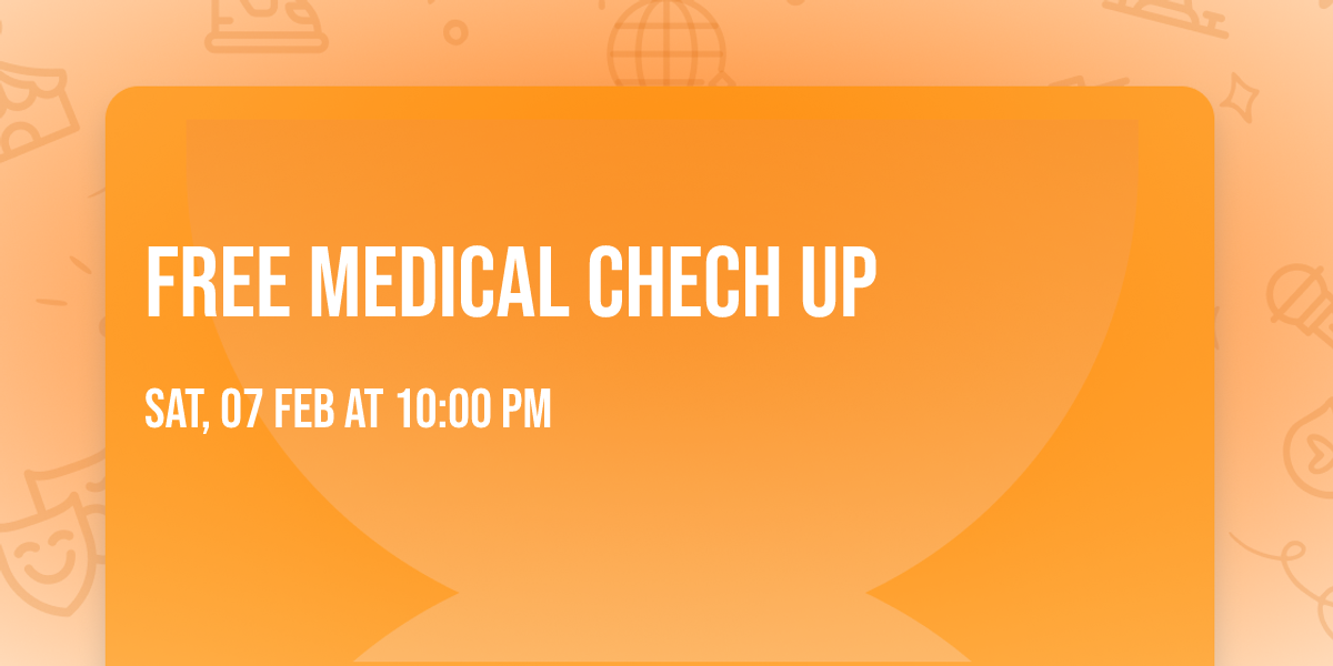 FREE MEDICAL CHECH UP