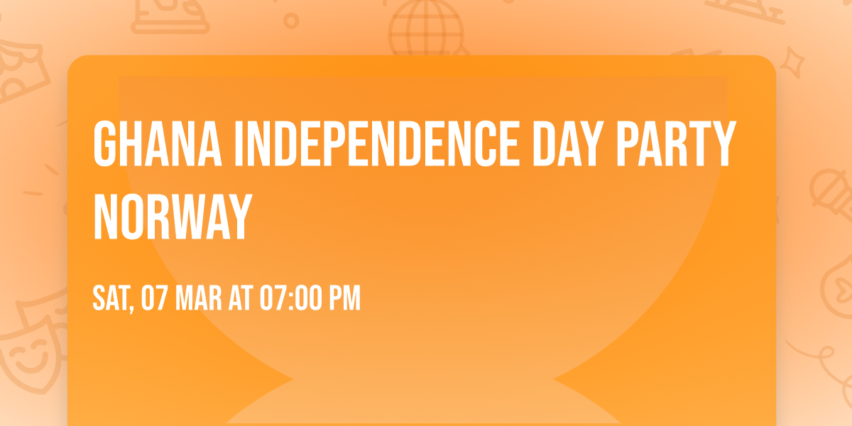 Ghana Independence Day Party Norway