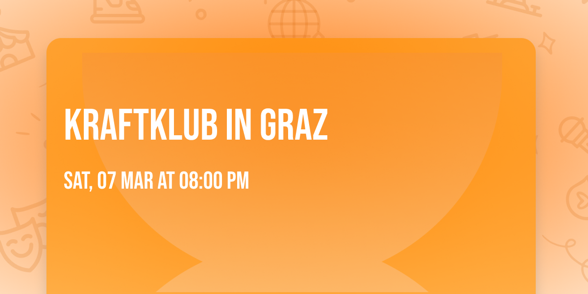 Kraftklub in Graz