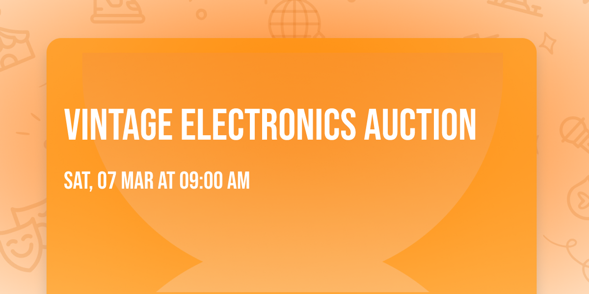 Vintage Electronics Auction