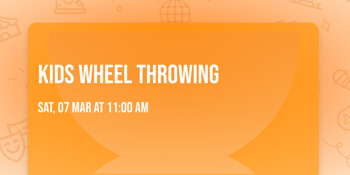 Kids Wheel Throwing