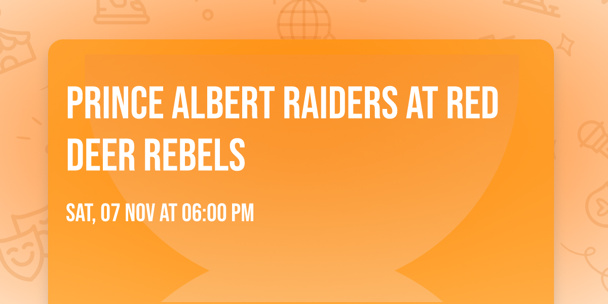 Prince Albert Raiders at Red Deer Rebels