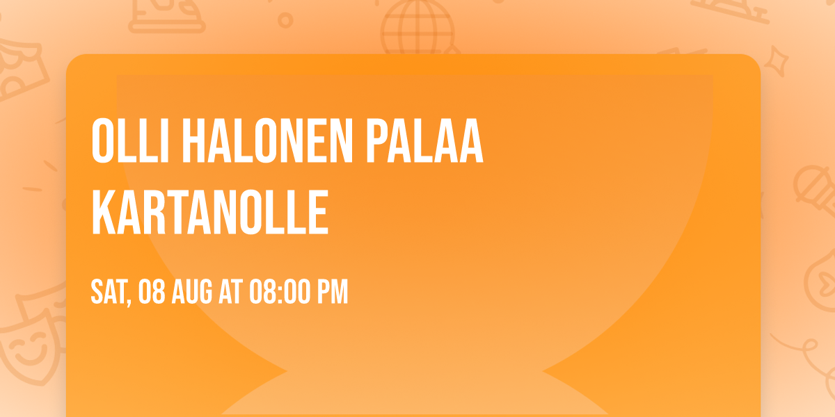 Olli Halonen palaa Kartanolle