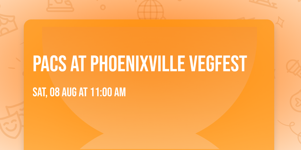 PACS at Phoenixville VegFest