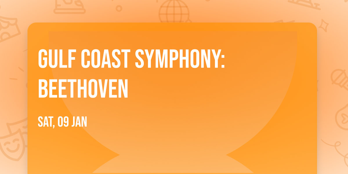 Gulf Coast Symphony: Beethoven