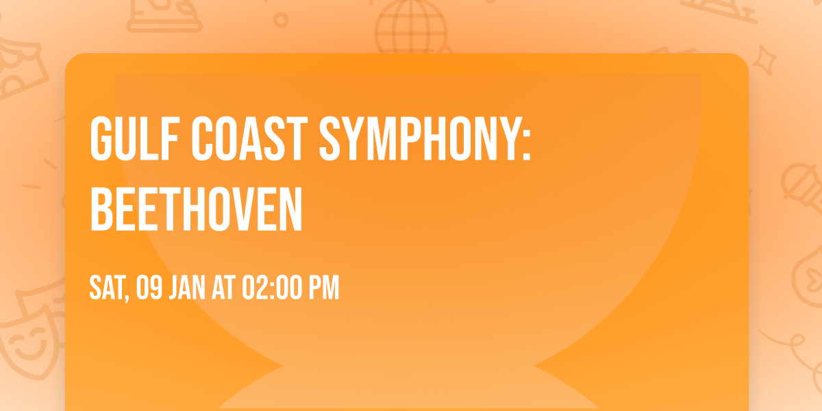 Gulf Coast Symphony: Beethoven