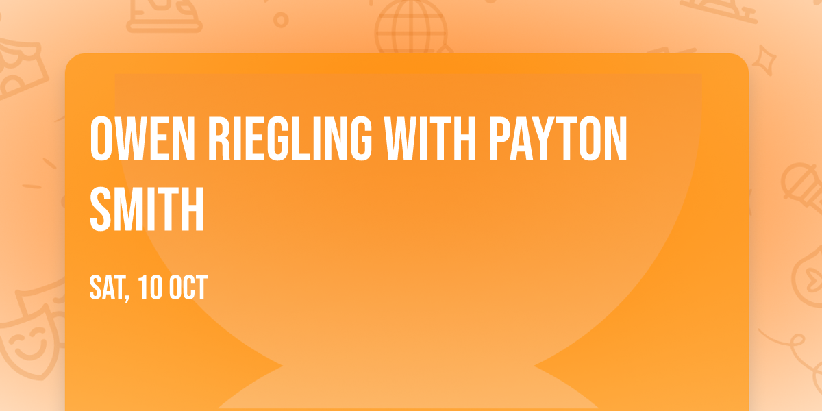 Owen Riegling with Payton Smith