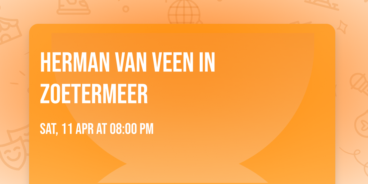Herman van Veen in Zoetermeer