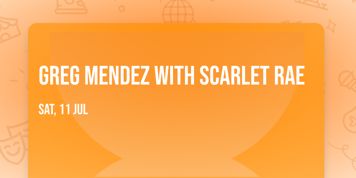 Greg Mendez with Scarlet Rae