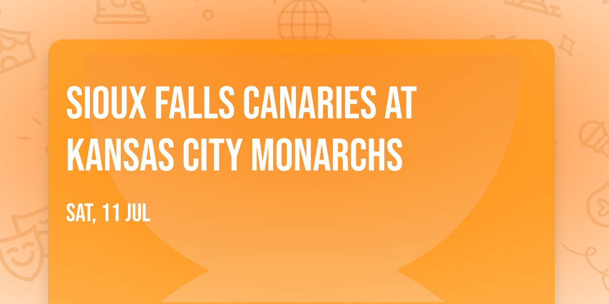Sioux Falls Canaries at Kansas City Monarchs