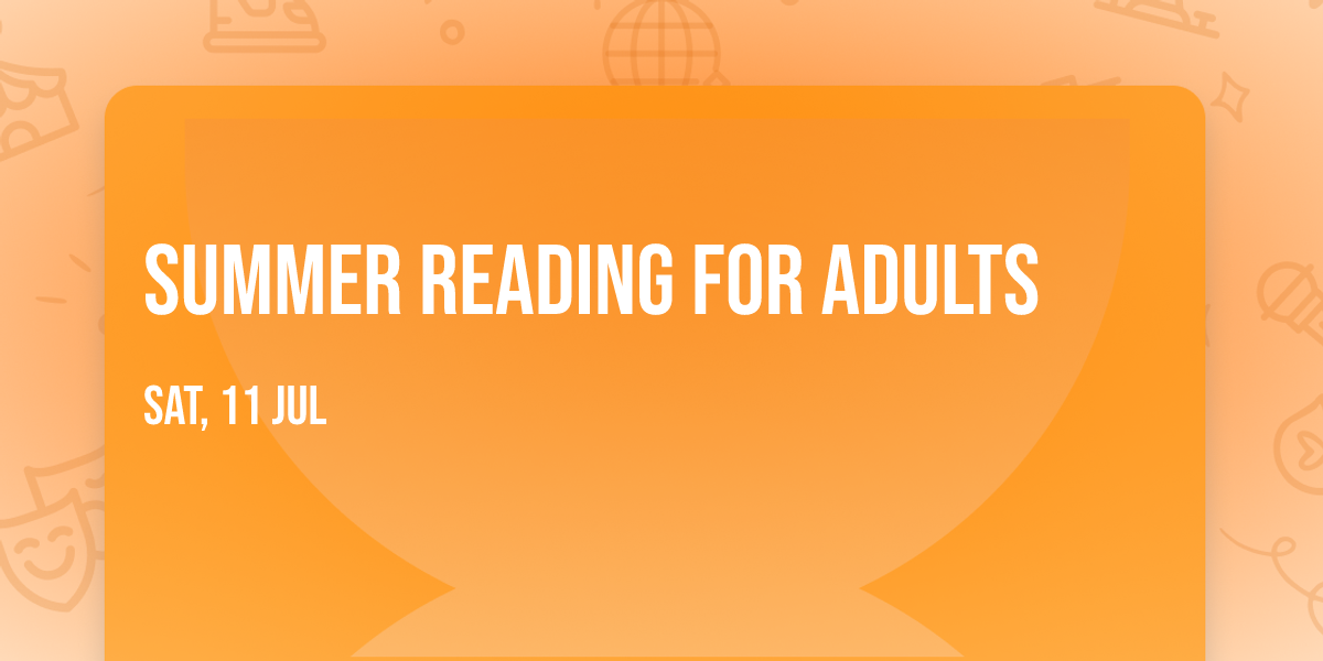 Summer Reading for Adults