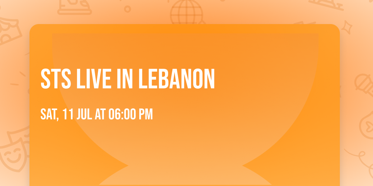 STS Live in Lebanon 