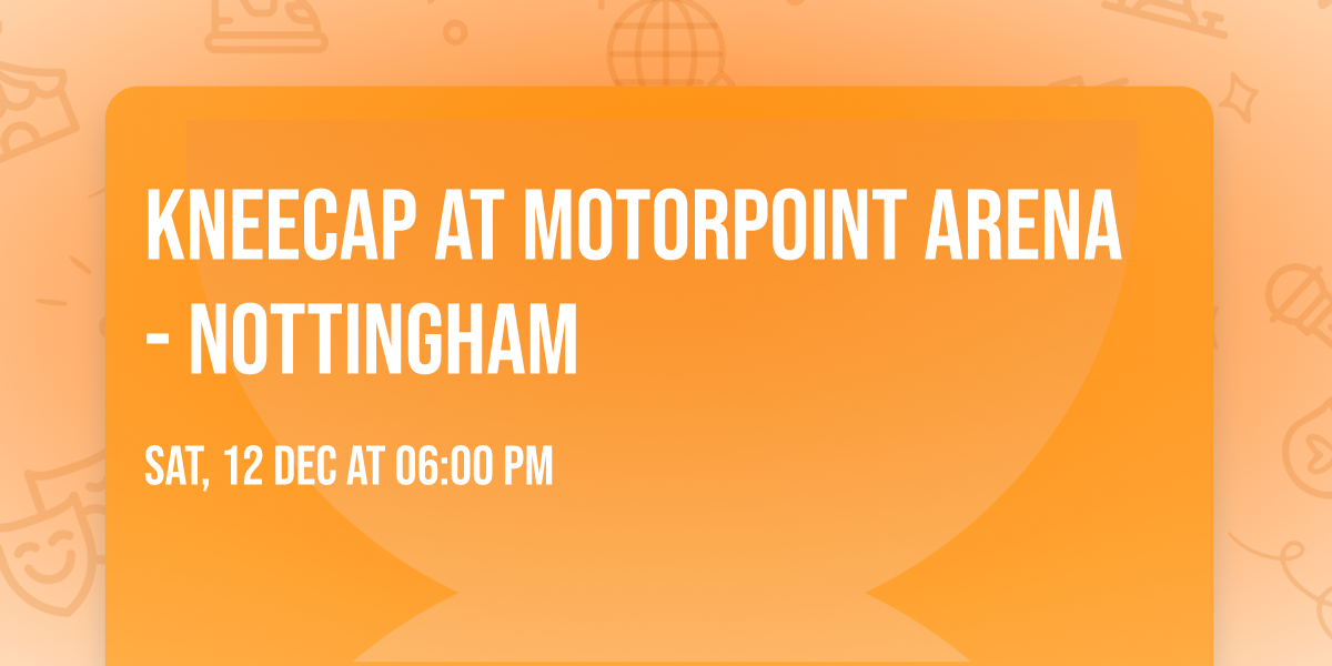 Kneecap at Motorpoint Arena - Nottingham