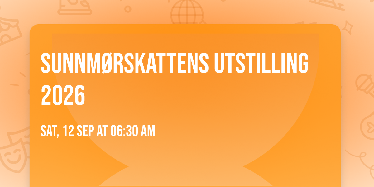 Sunnm\u00f8rskattens Utstilling 2026