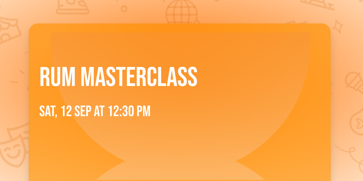 Rum Masterclass