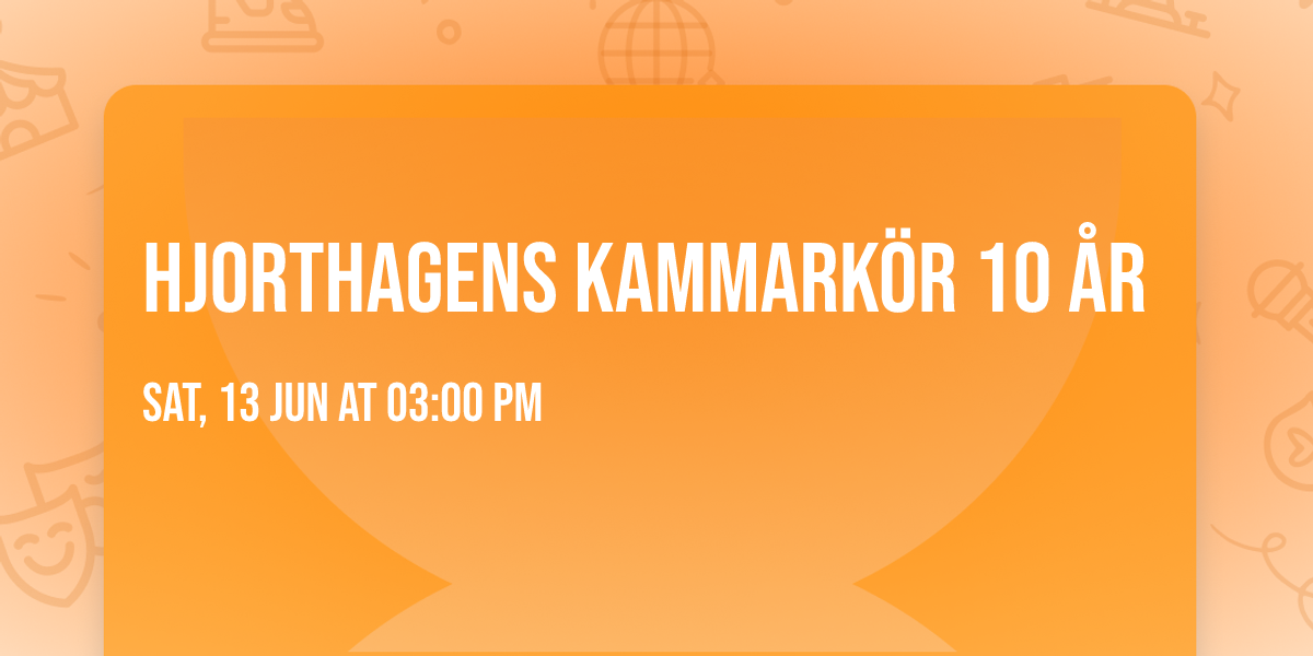 Hjorthagens kammark\u00f6r 10 \u00e5r