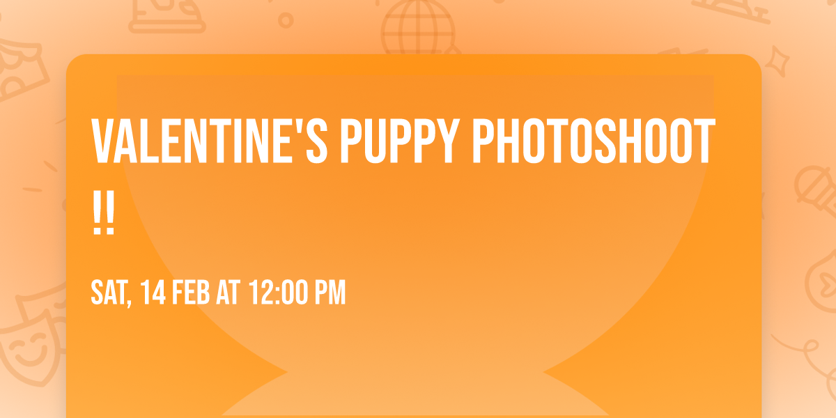 Valentine's Puppy Photoshoot!!