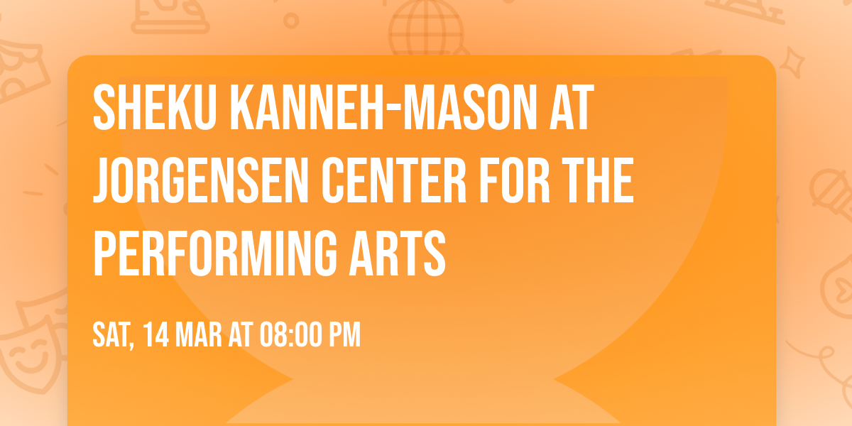 Sheku Kanneh-Mason at Jorgensen Center for the Performing Arts