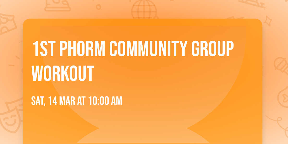 1st Phorm Community Group Workout
