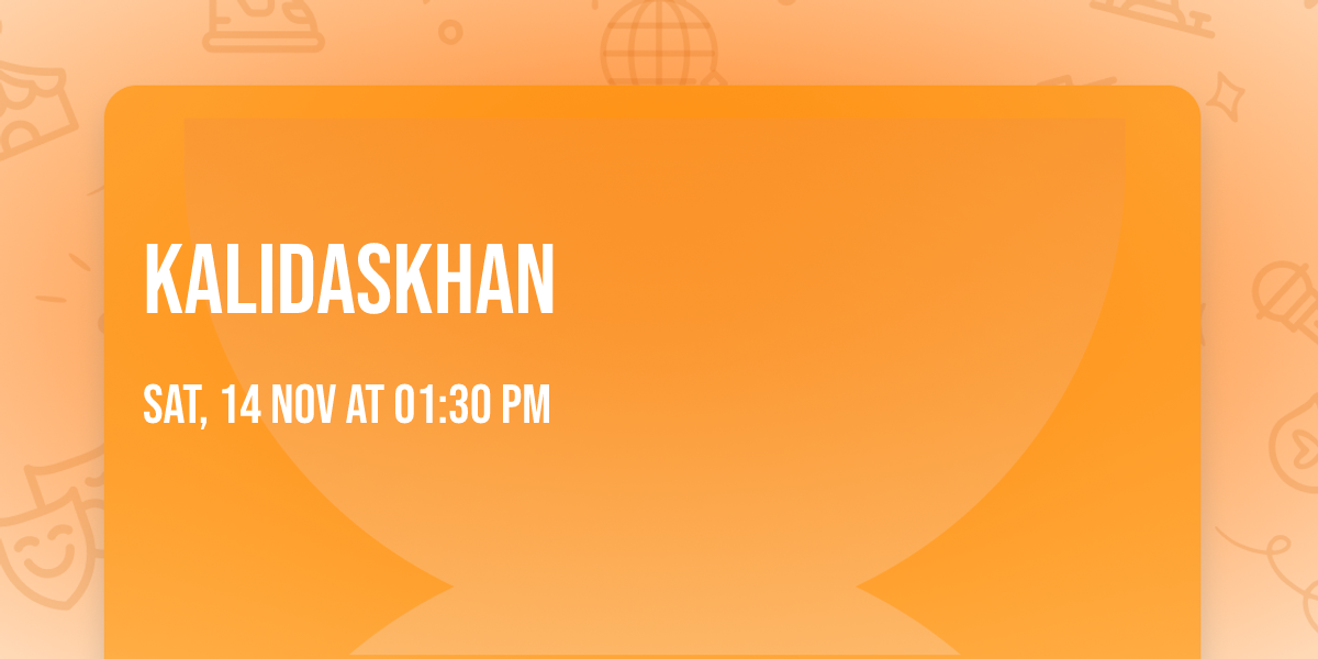 KalidasKhan 