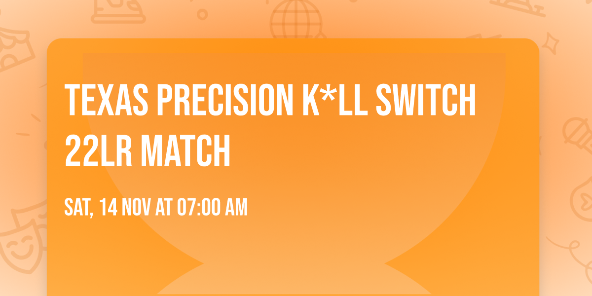 Texas Precision K*ll Switch 22lr Match