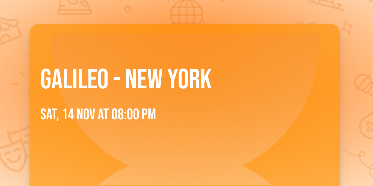 Galileo - New York