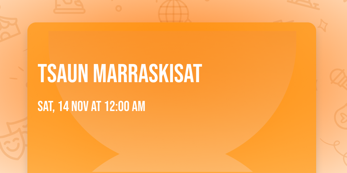 TSAUn marraskisat