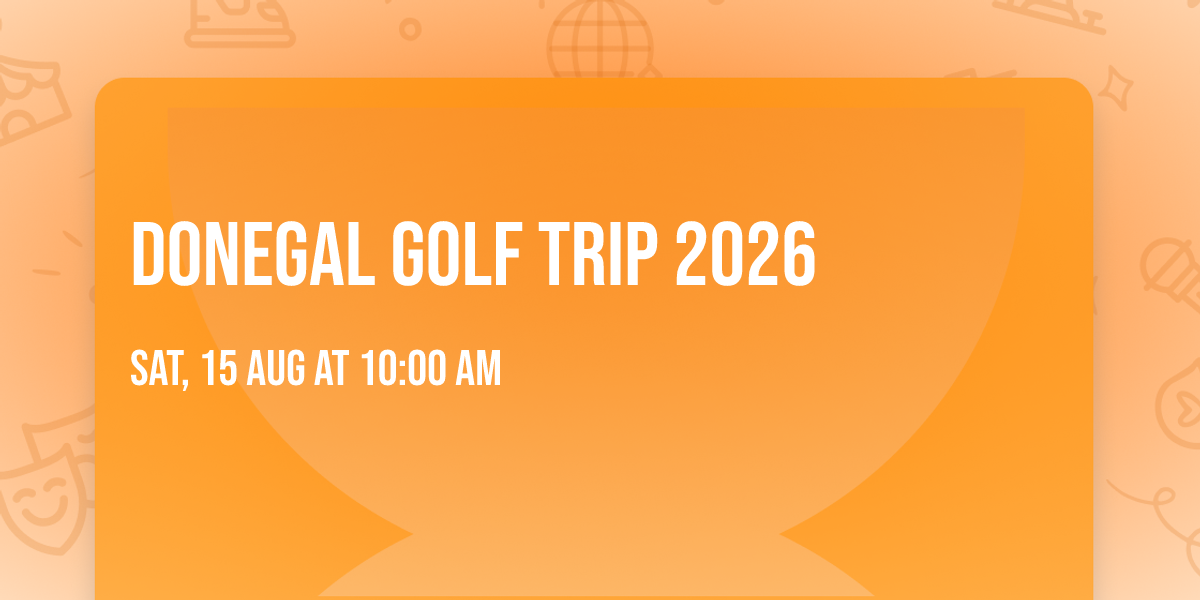 Donegal Golf Trip 2026