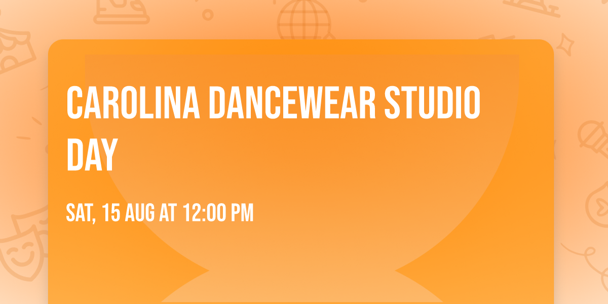 Carolina Dancewear Studio Day