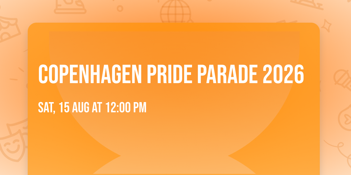 Copenhagen Pride Parade 2026