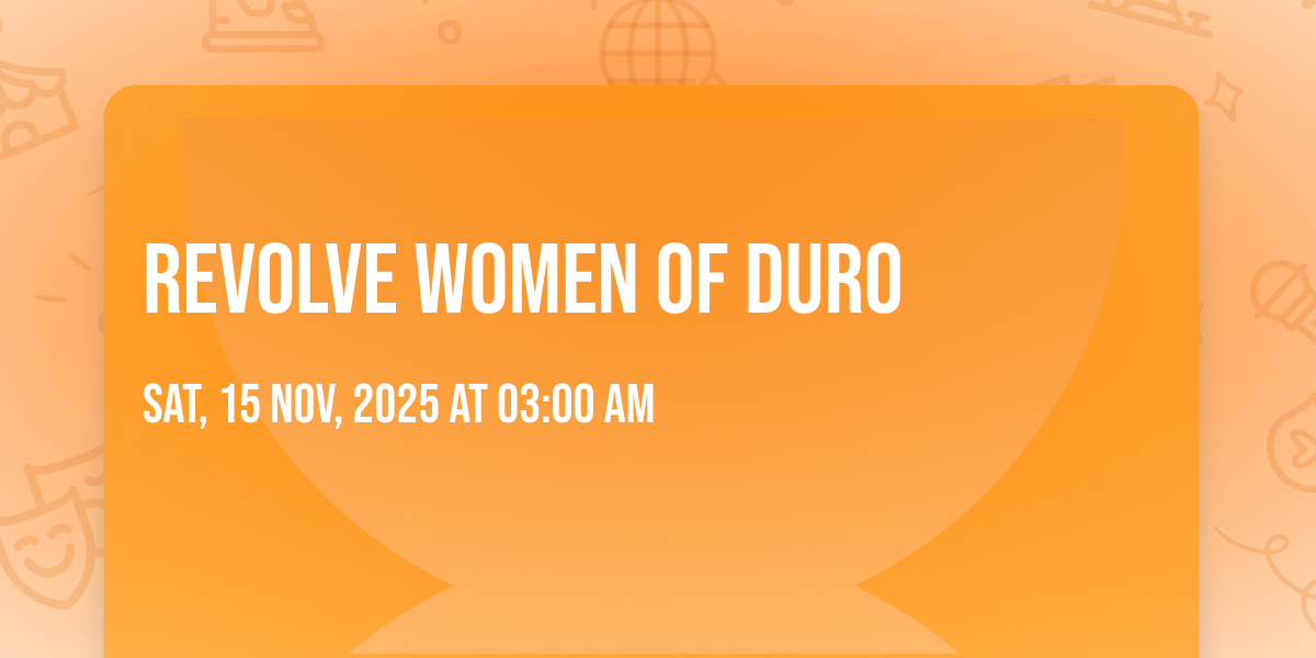 Revolve Women of Duro, 116 South Karori Road, Wellington, New Zealand ...