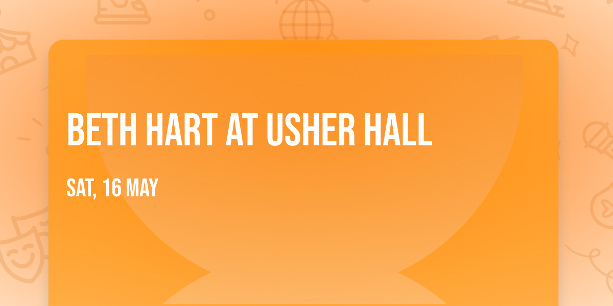 Beth Hart at Usher Hall