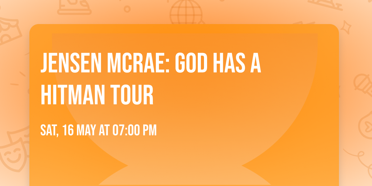 Jensen McRae: God Has A Hitman Tour