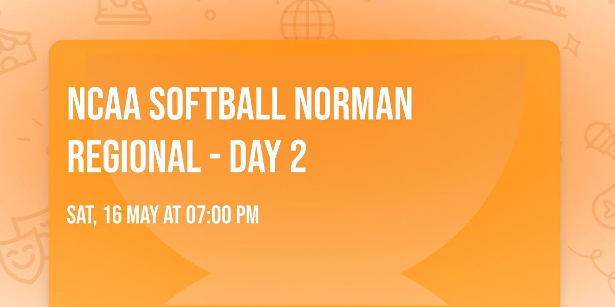 NCAA Softball Norman Regional - Day 2