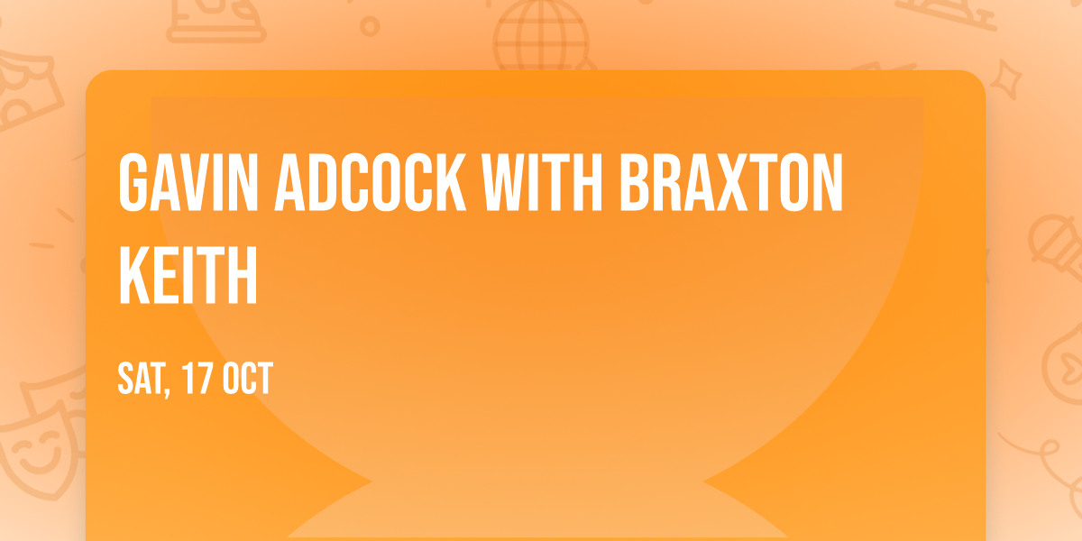 Gavin Adcock with Braxton Keith