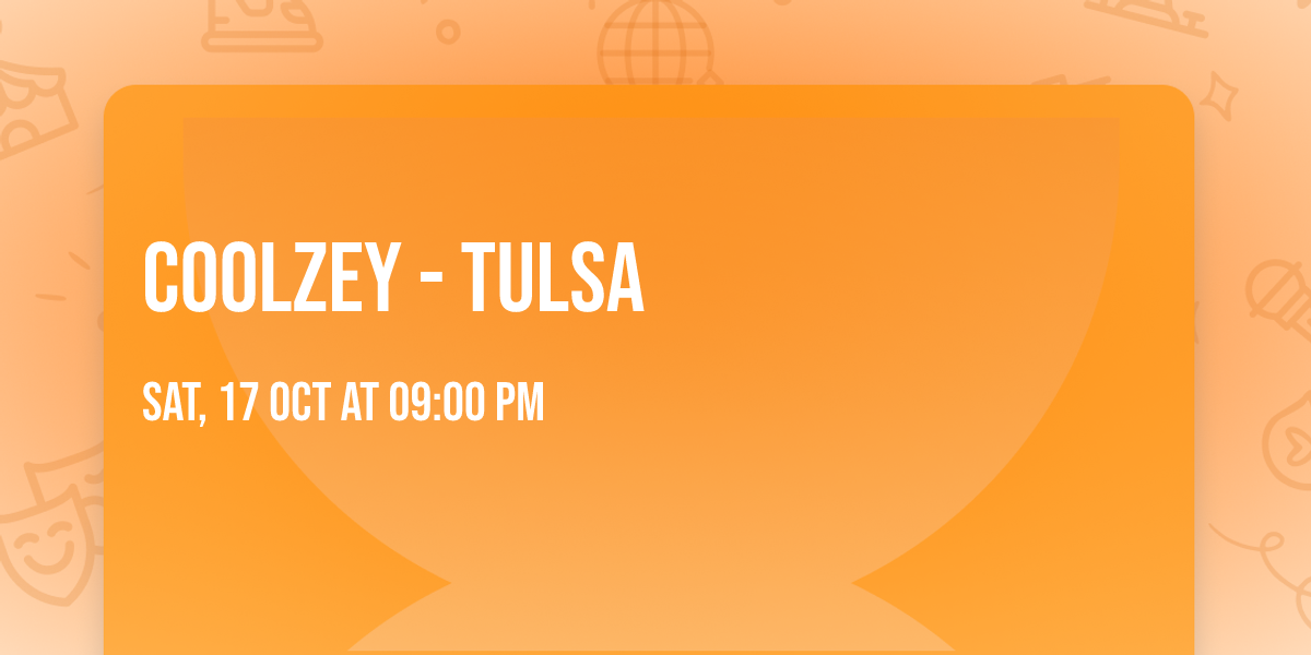 Coolzey - Tulsa