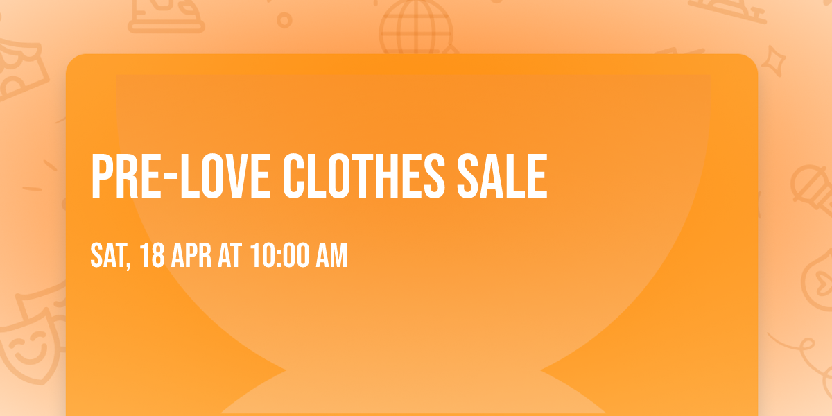Pre-Love Clothes Sale