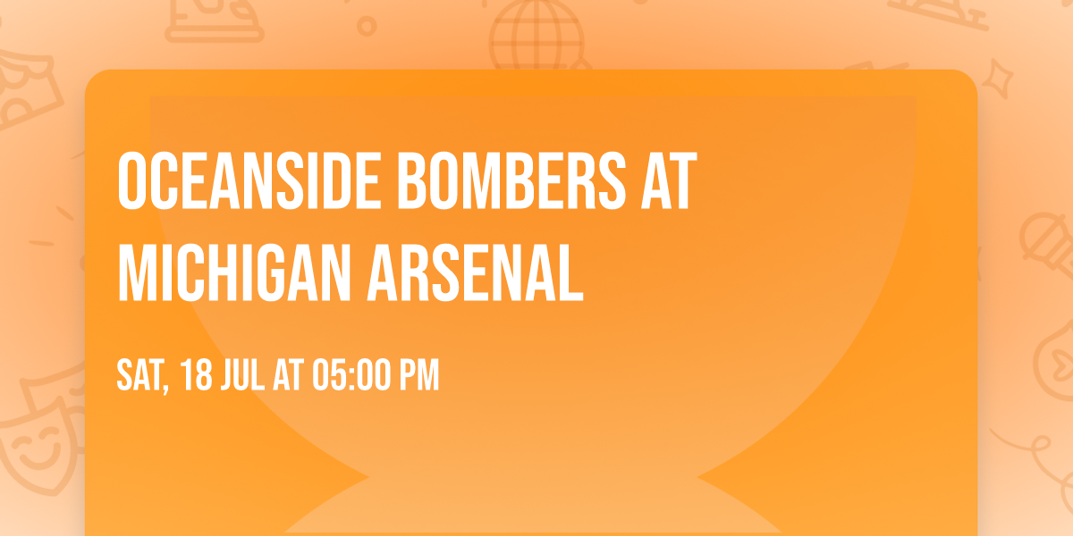 Oceanside Bombers at Michigan Arsenal