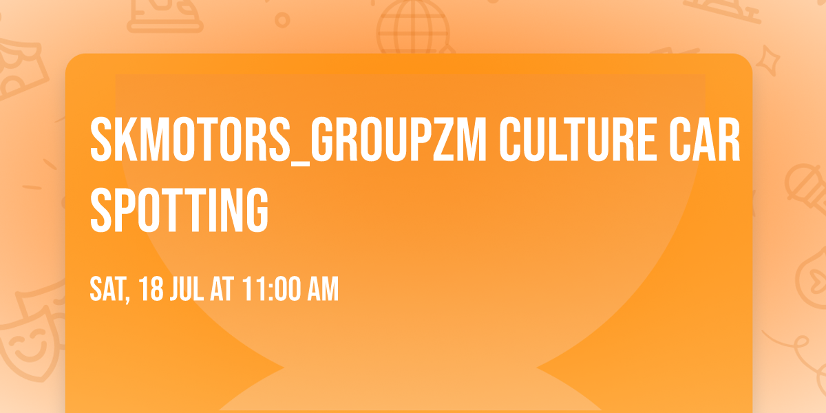 Skmotors_groupzm culture car spotting 