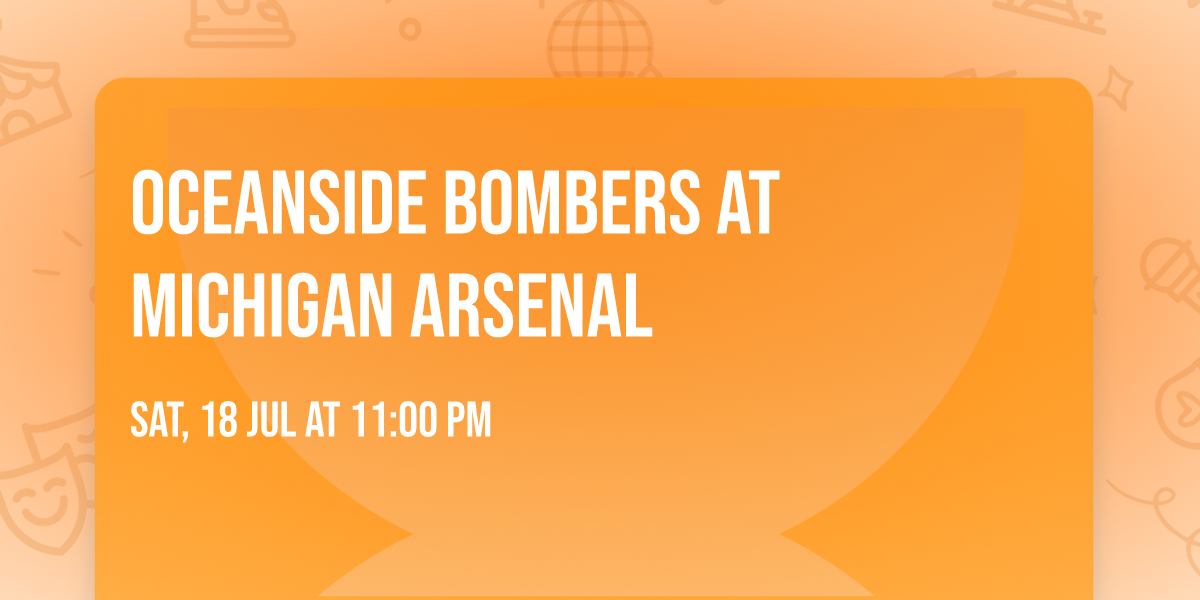 Oceanside Bombers at Michigan Arsenal