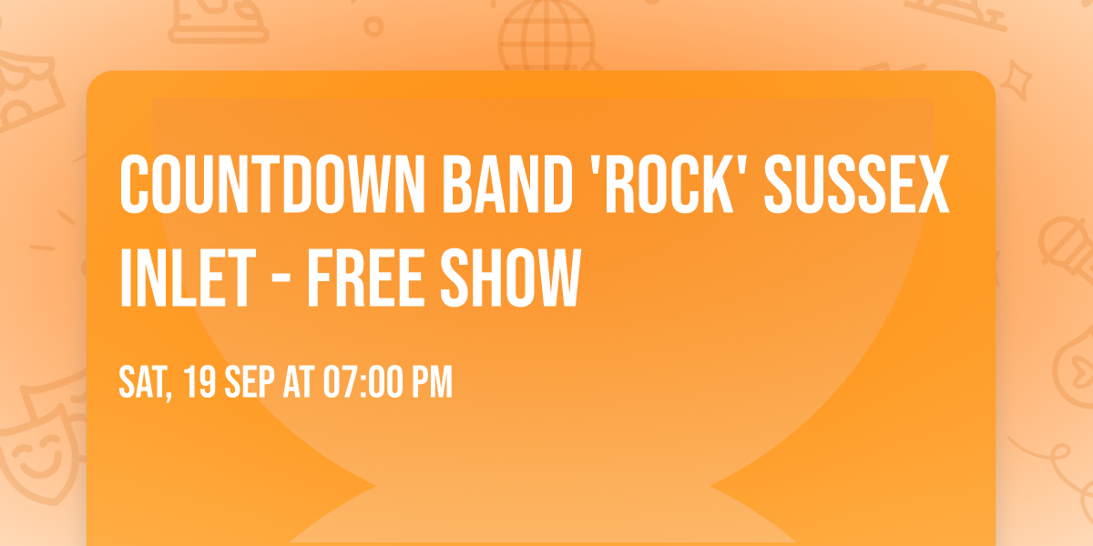 Countdown Band 'ROCK' Sussex Inlet - FREE SHOW