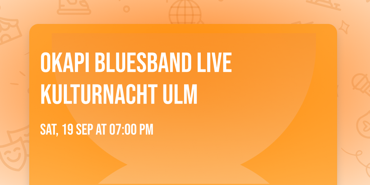 OKAPI BLUESBAND live Kulturnacht Ulm