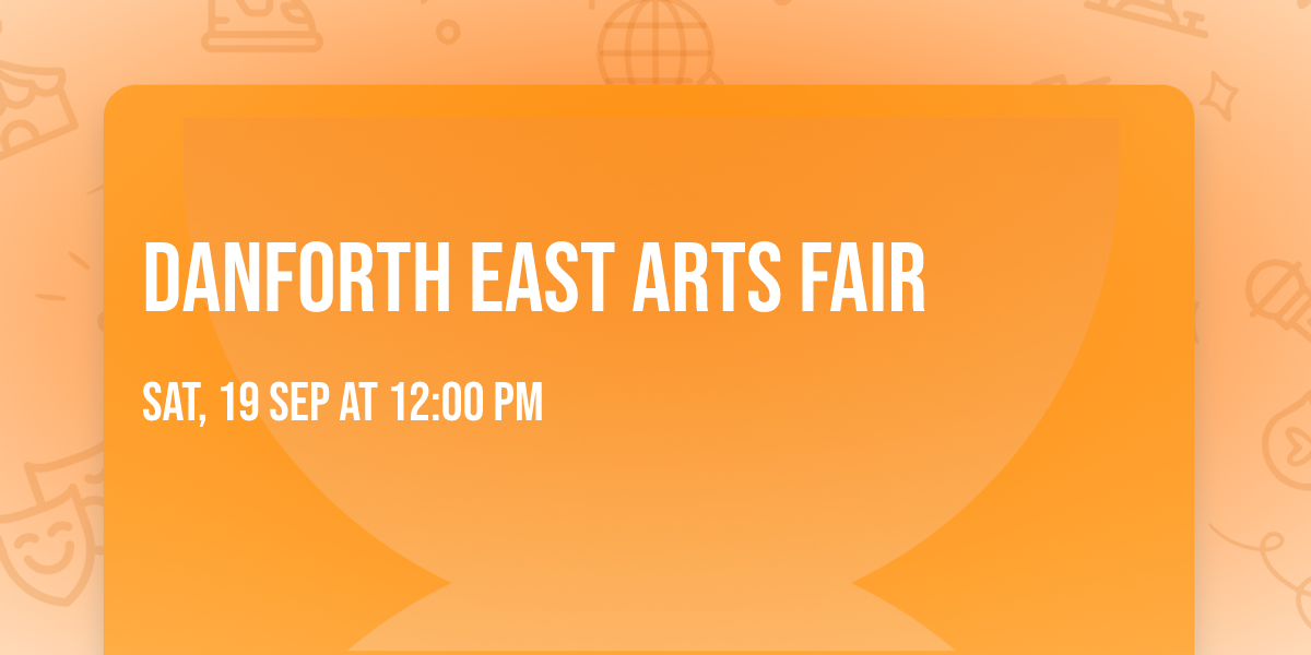 Danforth East Arts Fair